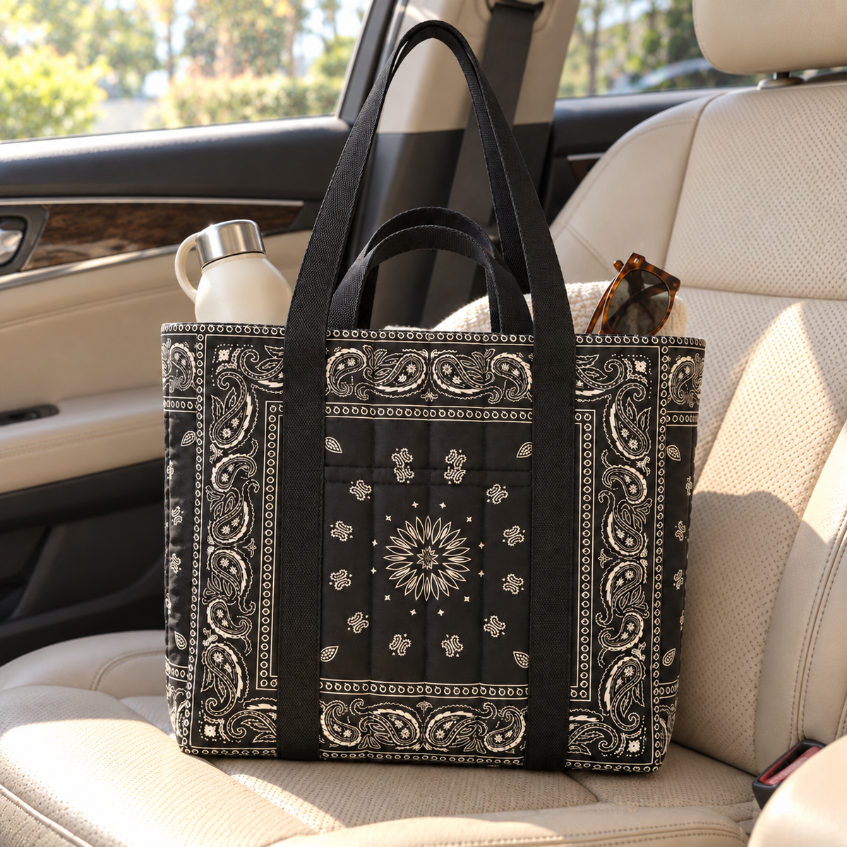 Quilted Gusset Tote Bag — PDF Sewing Pattern