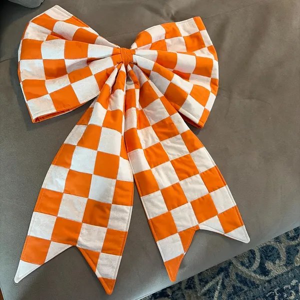 Fabric bow made by Melissa Parker