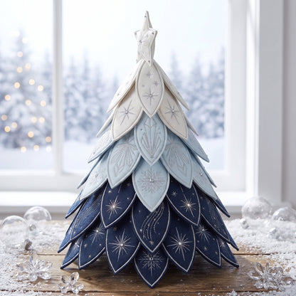 3D Quilted Fabric Christmas Tree — PDF Sewing Pattern