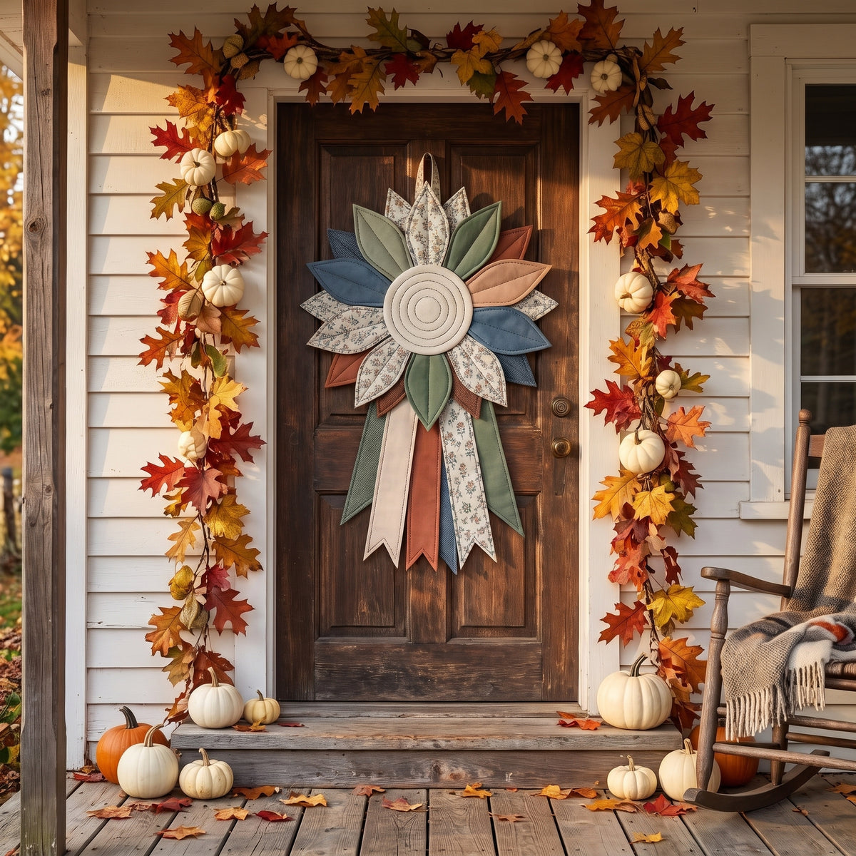 Floral Quilted Door Hanger — PDF Sewing Pattern