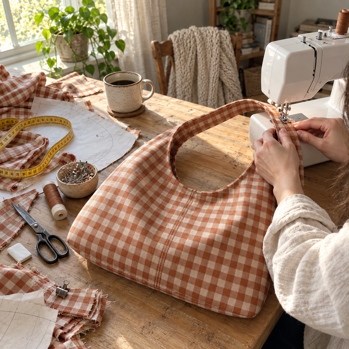 Slouchy Hobo Bag — PDF Sewing Pattern