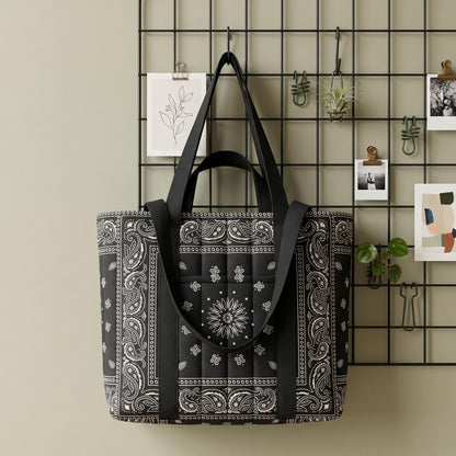 Quilted Gusset Tote Bag sewing pattern