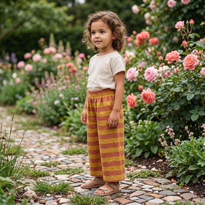 Kids Wide-Leg Pull-On Pants