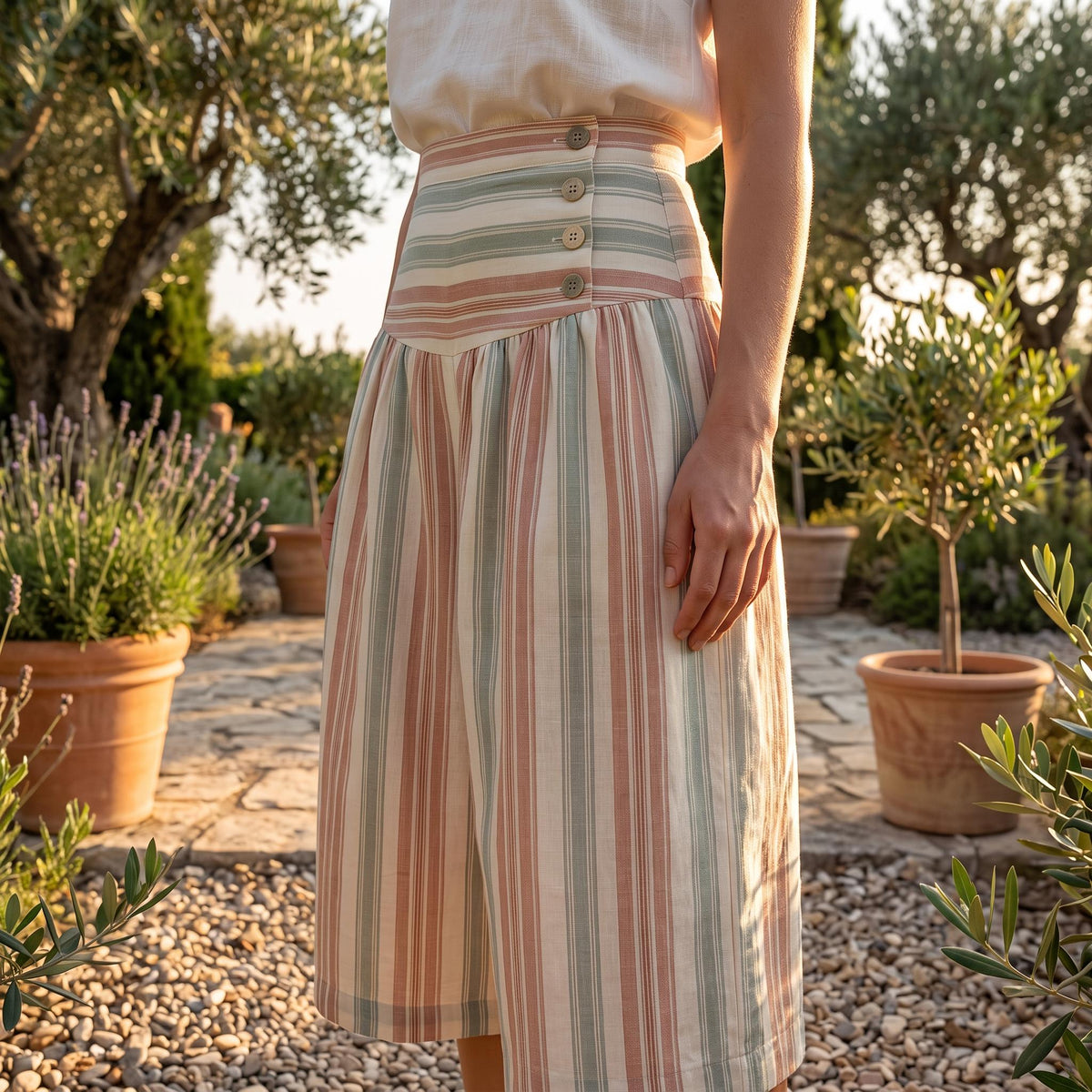 Bloom High-Waisted Culottes