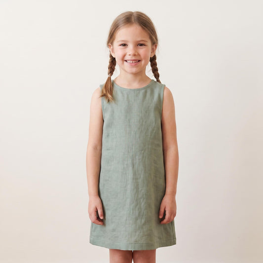 Kids A-Line Linen Dress sewing pattern