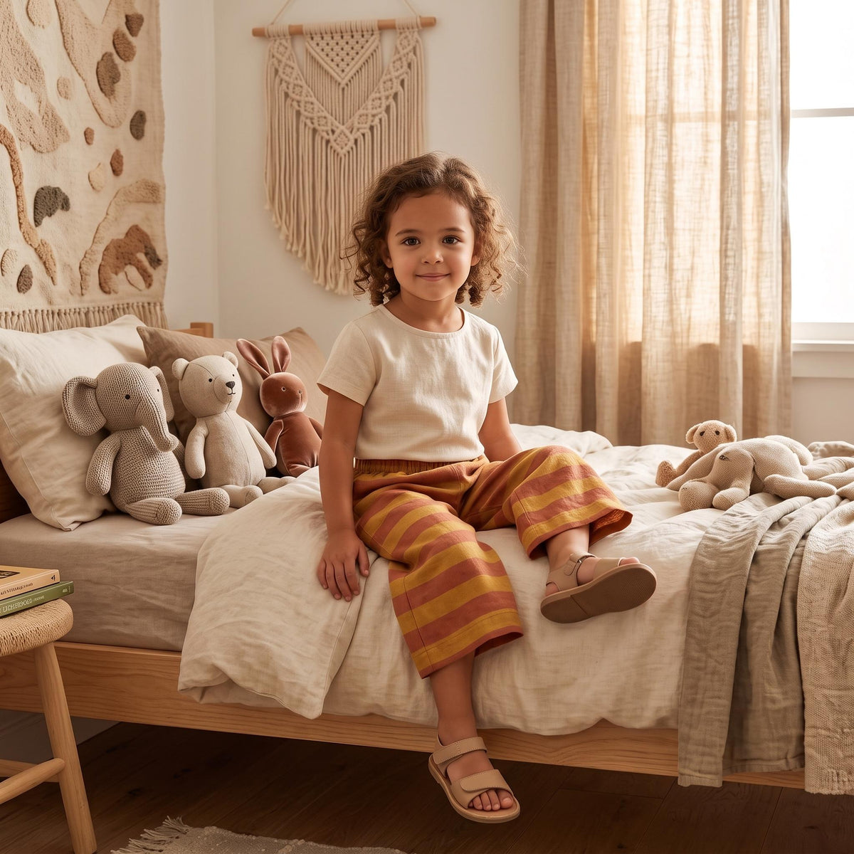 Kids Wide-Leg Pull-On Pants