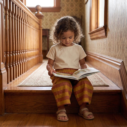 Kids' Wide-Leg Pull-On Pants — PDF Sewing Pattern