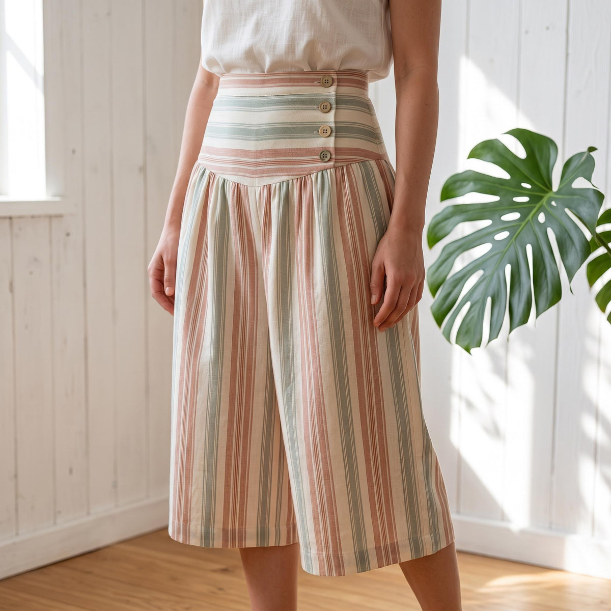 Bloom High-Waisted Culottes