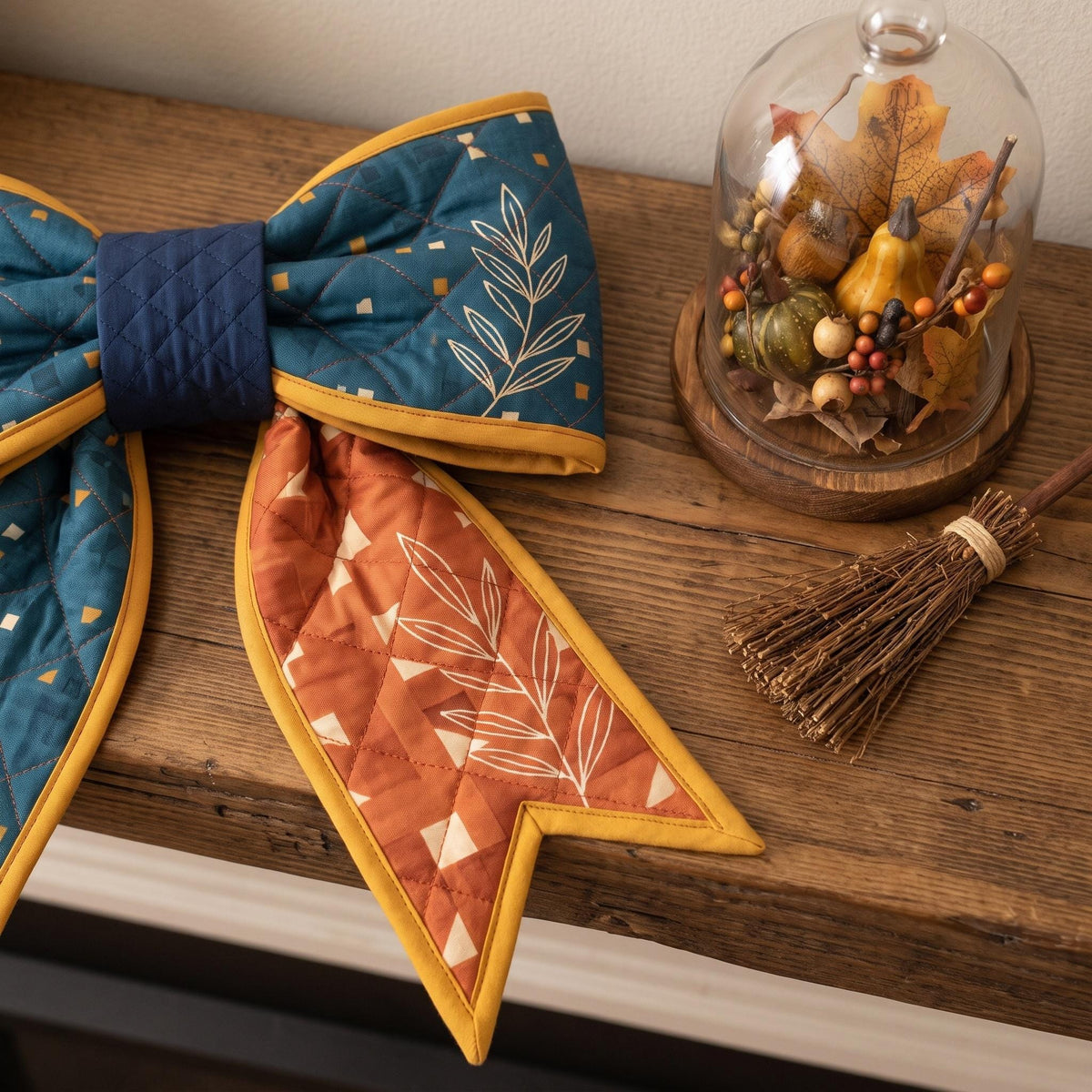 Jumbo Quilted Door Bow