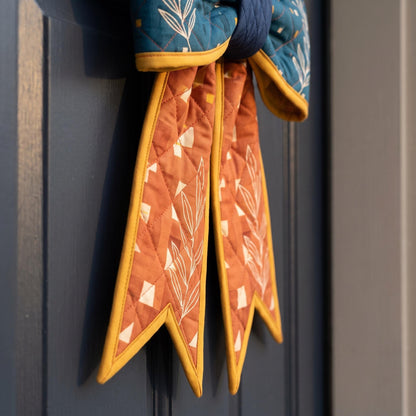 Jumbo Quilted Door Bow