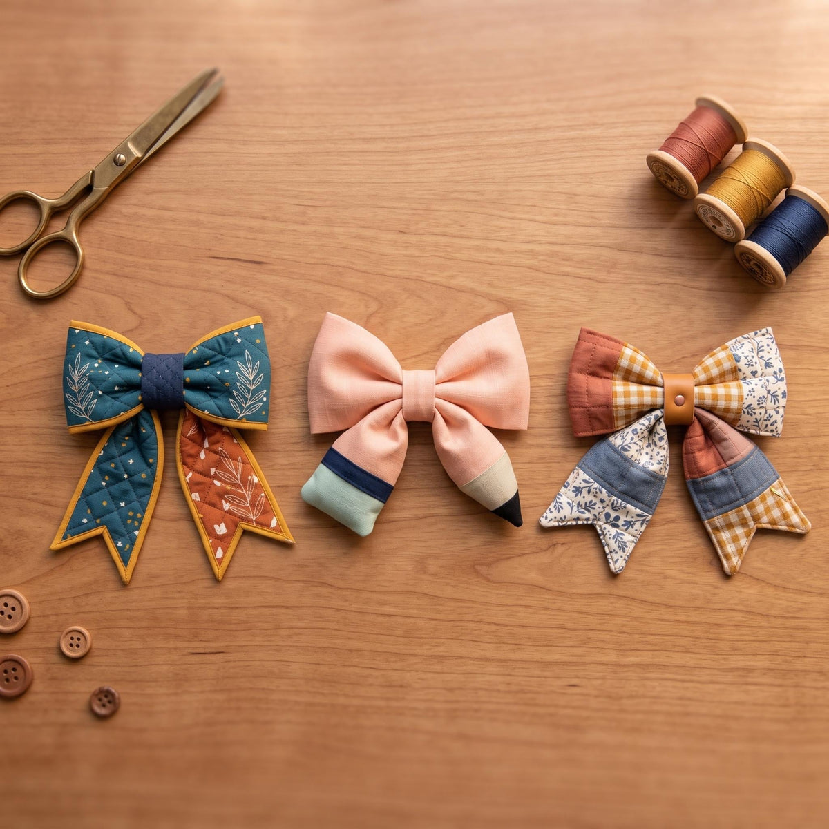 Fabric Bow Trio Bundle
