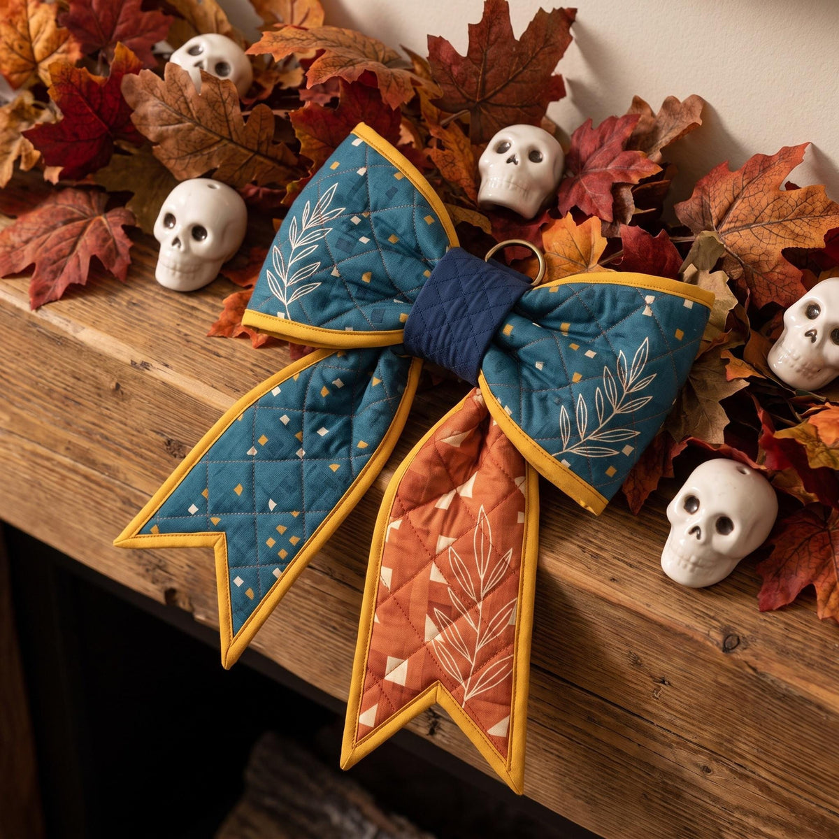 Jumbo Quilted Door Bow