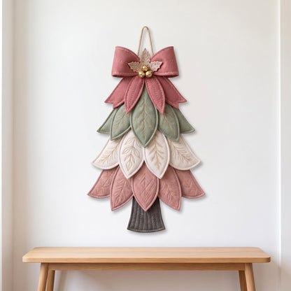 Layered Christmas Tree Door Hanger — PDF Sewing Pattern